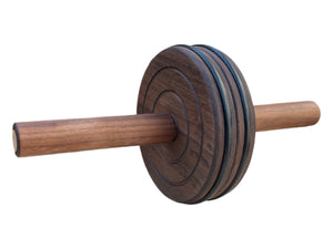 
                  
                    Load image into Gallery viewer, Walnut Abdominal Wheel Roller: Strength &amp;amp; Style
                  
                