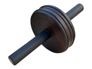 
                  
                    Load image into Gallery viewer, Solid Smoked Oak Abdominal Wheel Roller
                  
                