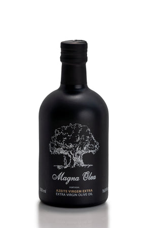 
                  
                    Load image into Gallery viewer, Magna Olea Extra Virgin Olive Oil in black glass bottle 
                  
                